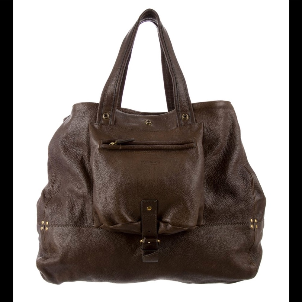 Jerome Dreyfuss Brown Leather Billy Bag